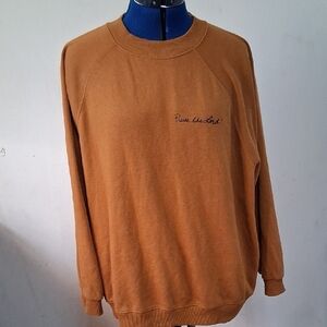 American Eagle Outfitters Rust Colored Crewneck Sweater